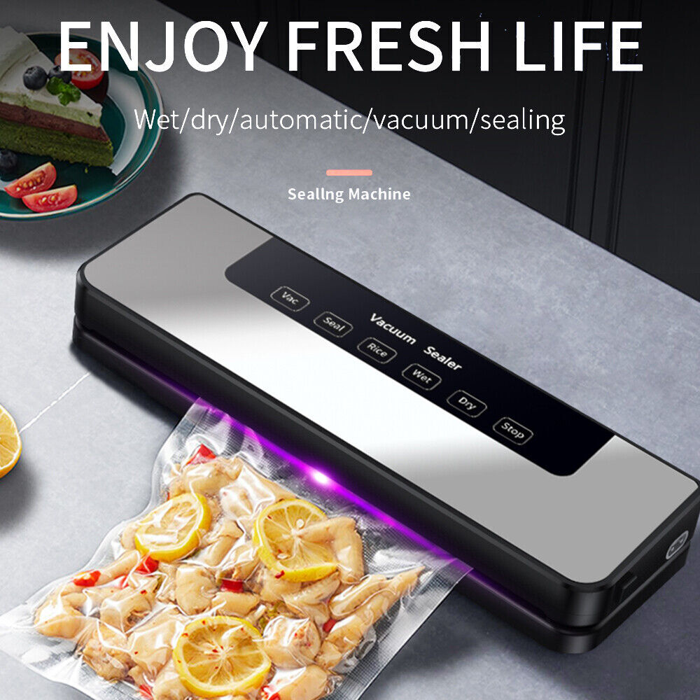 Commercial Vacuum Sealer Machine with 30 Free Bags for Food Preservation