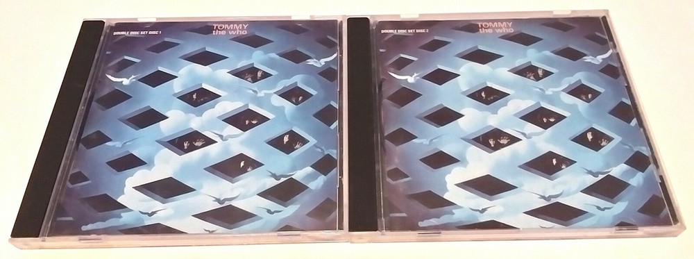 THE WHO - TOMMY 2 CD SET MCA 1984 MCA DIDX 000157 - MADE IN USA MCAD2-10005