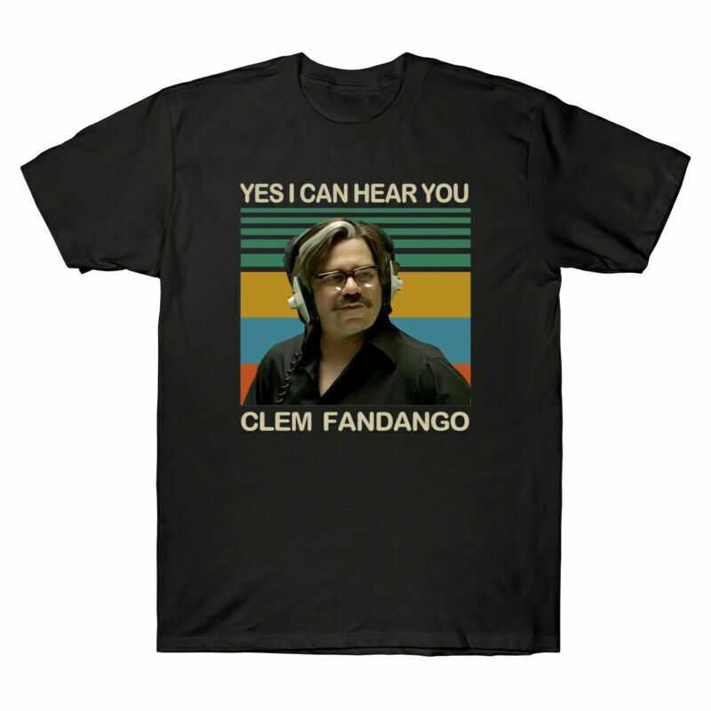 Yes I Can Hear You Clem Fandango Retro Comedy TV Men's Cotton Vintage T-Shirt