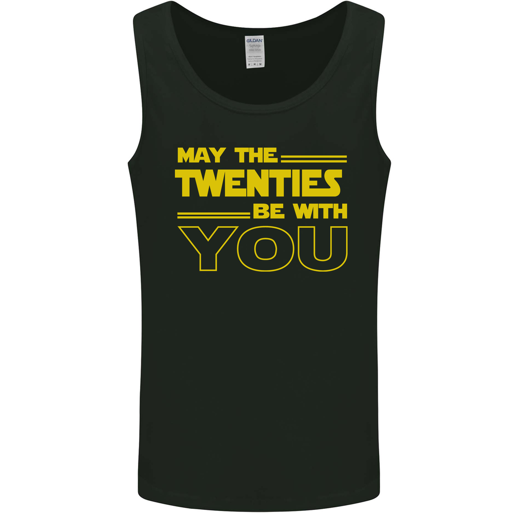 May the 20s Twenties Be With You Sci-Fi Mens Vest Tank Top