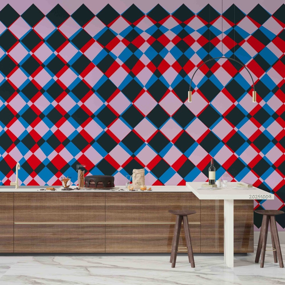 3D Geometric Graphic Pattern Wall Murals Wallpaper Murals Wall Sticker