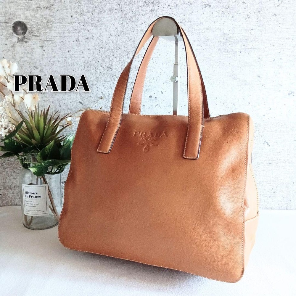 Vintage Prada archive leather handbag for women and men from Japan