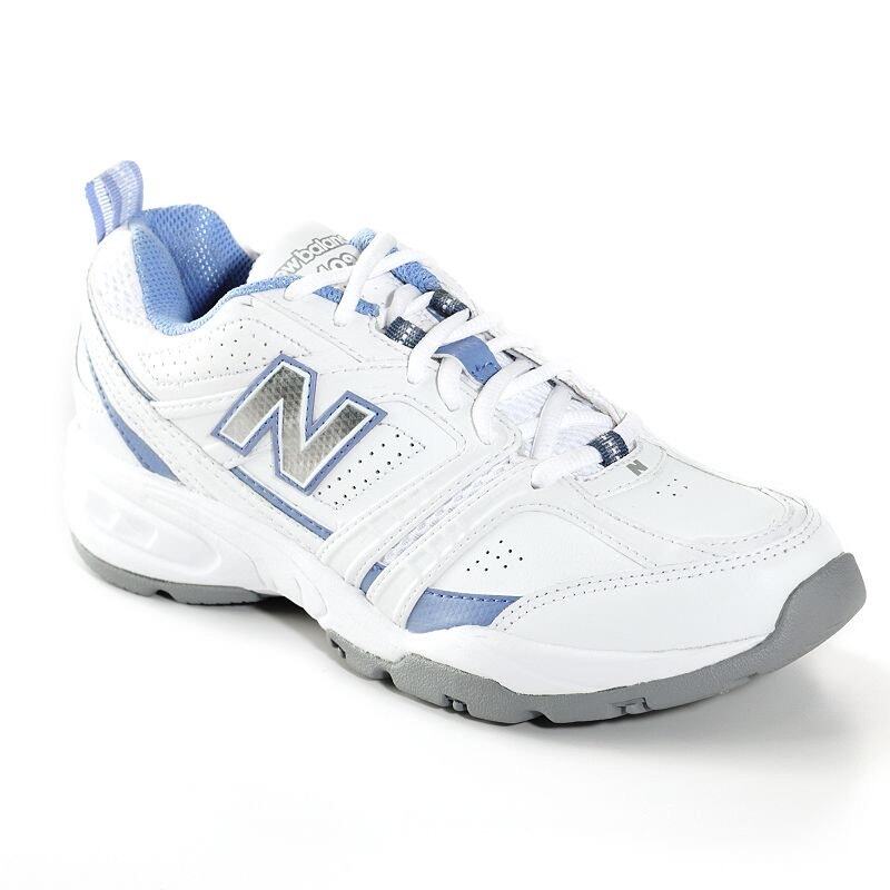 New Balance 409 Cross-Trainers Shoes Women’s 10 B White Blue Sneakers WX409WL