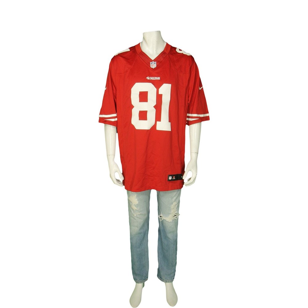 San Francisco 49ers Boldin Nike On Field NFL Football Authentic Sewn Jersey XL