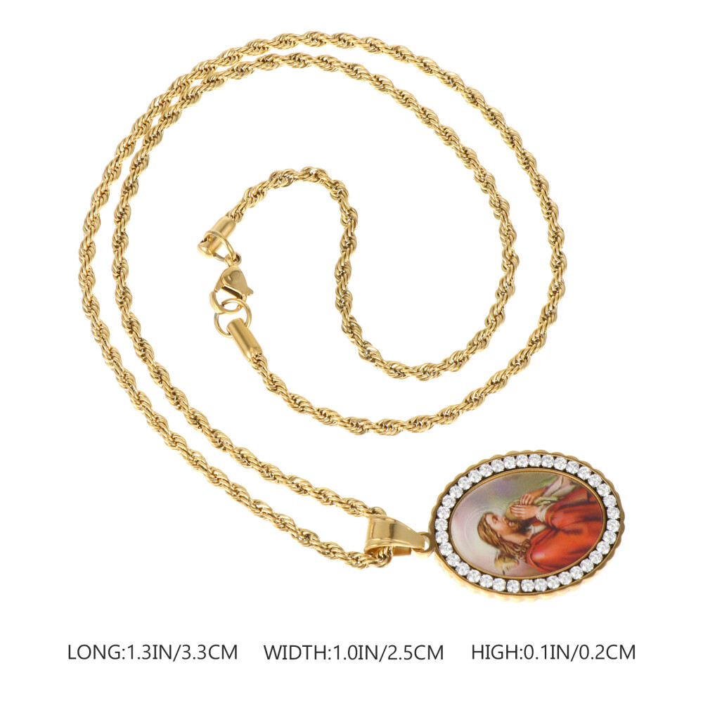 Vintage Photo Frame Necklace Baby Picture Jewelry Bracelet Charm