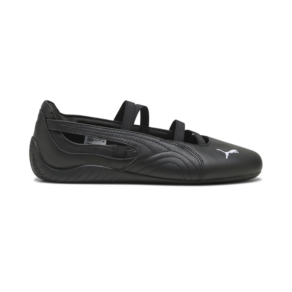 PUMA Speedcat Leather Ballet  Womens Black Flats Casual 40358703