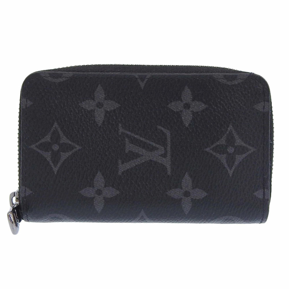 LOUIS VUITTON Zippy Coin Purse Vertical Monogram Eclipse New