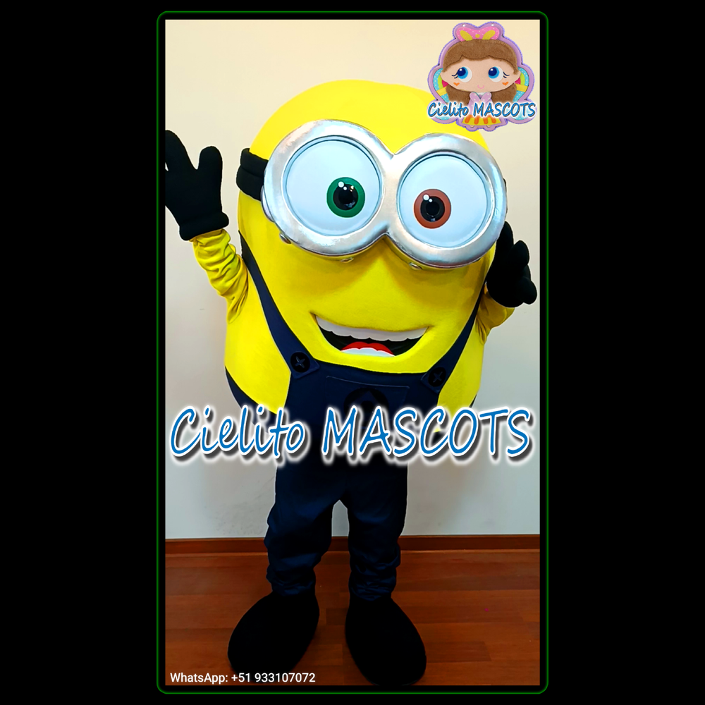 Minion BOB Mascot Costume cosplay botarga halloween cartoon Cielito MASCOTS