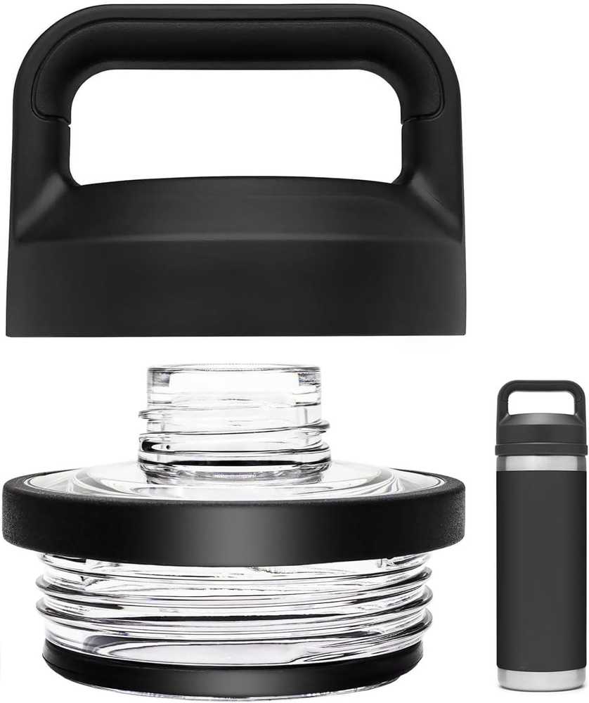 Replacement for YETI Rambler Bottle Chug Cap Lid, Screw Top Lid Replacement Fits