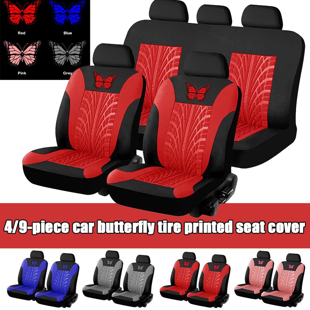 Universal Butterfly Style Auto Seat Covers for Car Truck SUV Van Protection