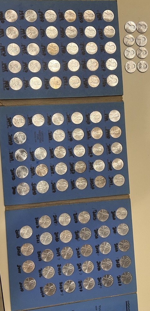 1980-2024 Silver Colored Pennies Complete Collection Check Photos