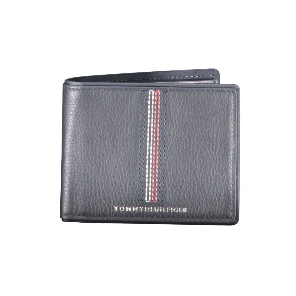 Tommy Hilfiger Genuine Blue Leather Wallet for Men