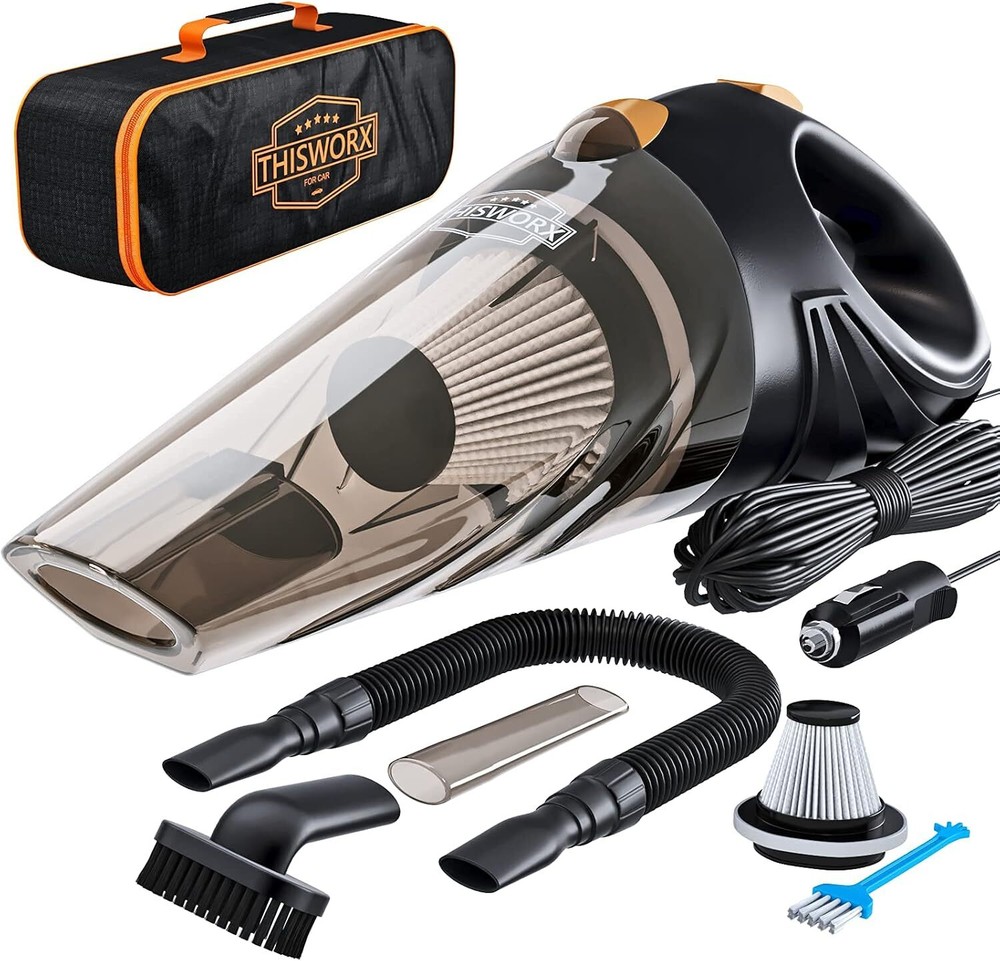 ThisWorx Handheld Car Vacuum with 16ft Cord for Easy Portable Cleaning