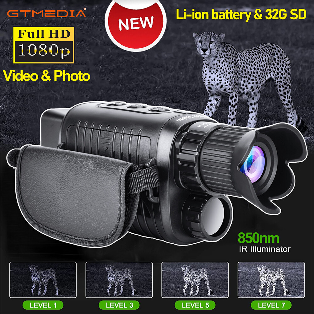 5X Digital Zoom Monocular Night Vision Goggles Visión Nocturna Caza Cámara NVG