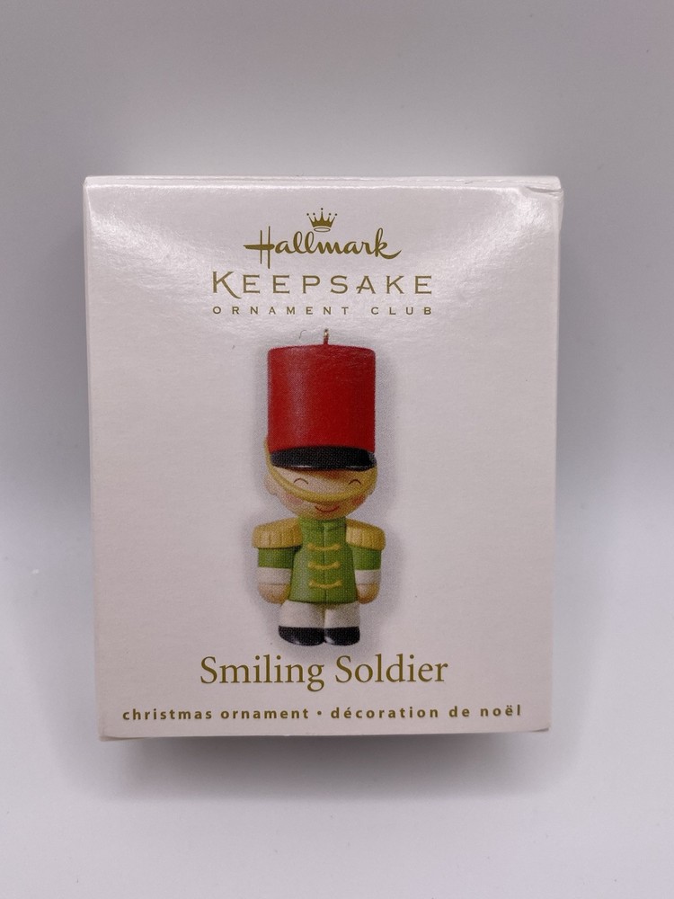 Hallmark Keepsake 2010 Miniature Ornament Smiling Soldier- NEW- READ