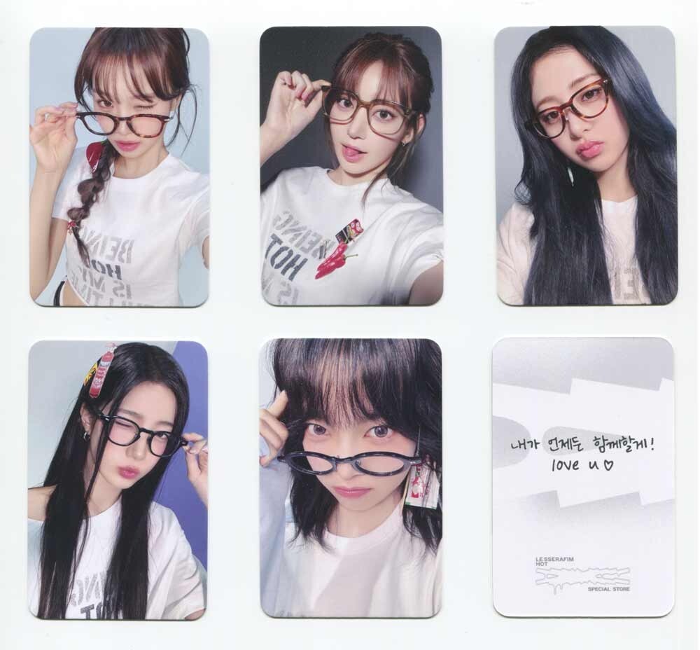 LE SSERAFIM 5th Mini Album HOT SOUNDWAVE Lucky Draw Photocard Exclusive