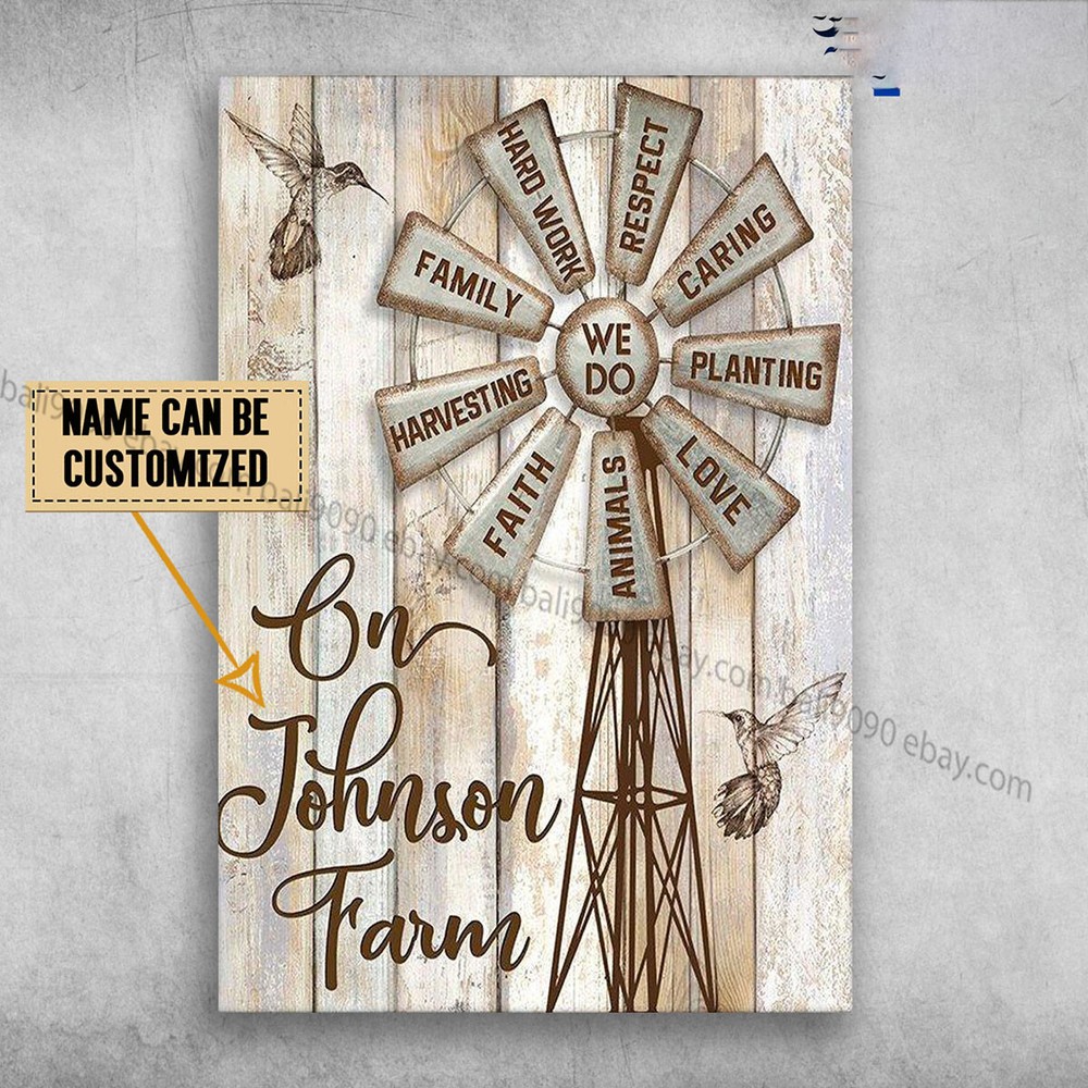 Hummingbird On Farm, Hard-Work, Respect, Caring, Planting, Love, Animals, Fai...