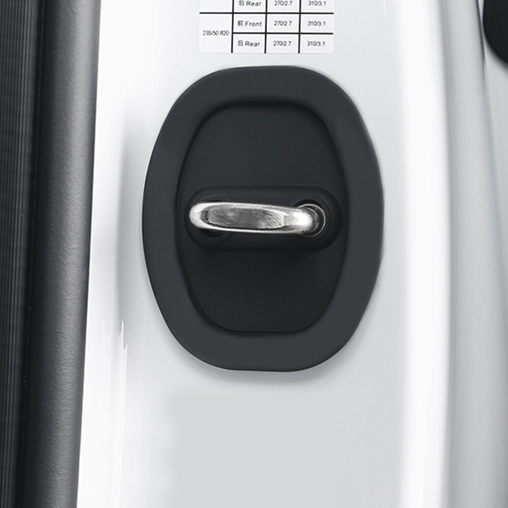 4 Pcs Car Door Lock Protector Cover Latch Guard for Auto Security