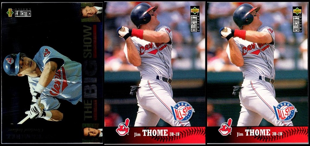 Collectors Choice Cleveland Indians (3) Card Lot - LAST CHANCE – DON’T MISS OUT!