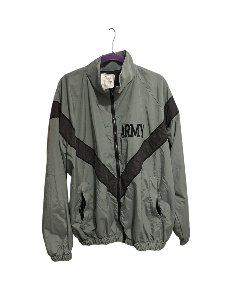 US Army Military Physical Training PT Uniform Sweat Jacket IPFU Medium Regular