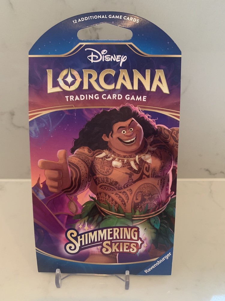 2 Packs Disney Lorcana Shimmering Skies Booster Cards TCG