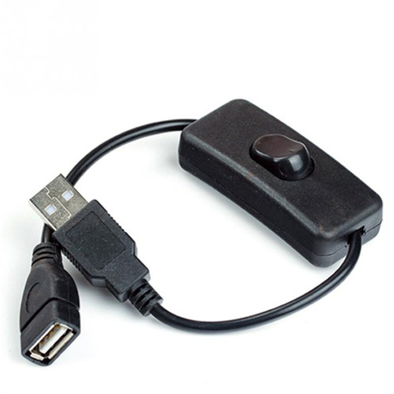 USB Cable Male to Female with Switch ON/OFF Extension Connector Raspberry