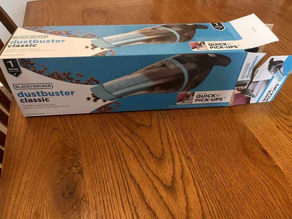 BLACK+DECKER Classic Dustbuster Cordless Hand Vacuum Lightweight Car & Home New