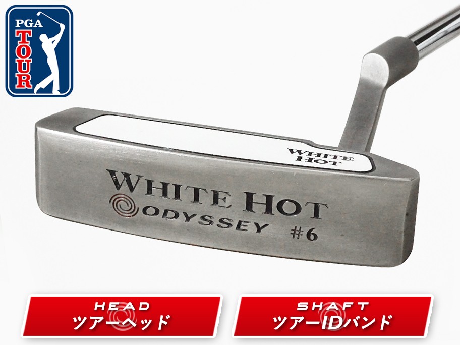 Odyssey  PGA Tour Issue  WHITE HOT 6  35 inches Tour ID Band   to the Public Fir
