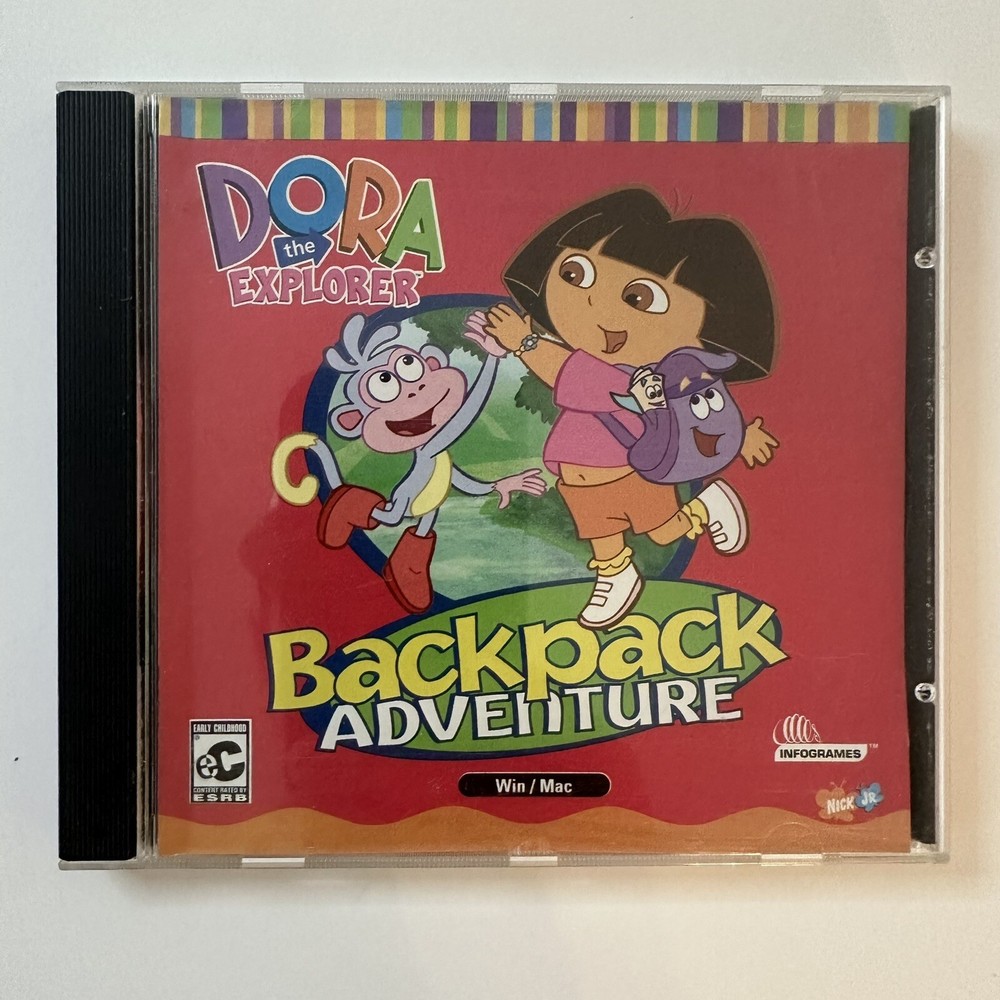 Dora The Explorer (Backpack Adventure) CD Rom Game 2002 Nic Jr. [Win/Mac]