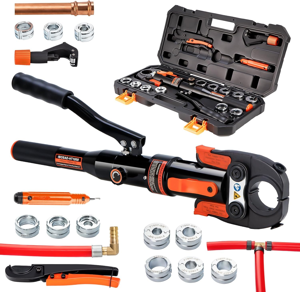 Hydraulic Copper Pipe Tube Fittings Crimping Tools With1/2,3/4,1