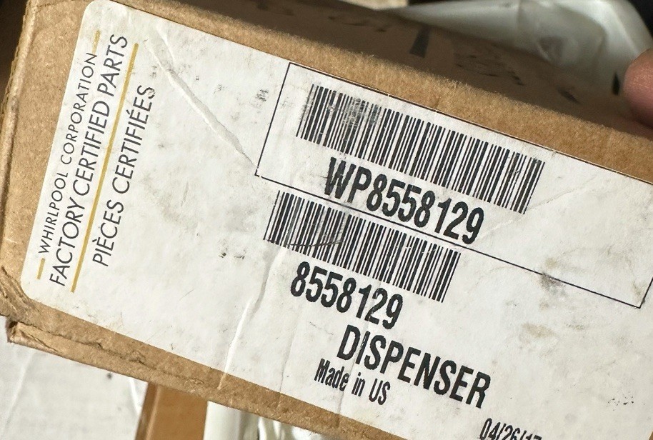 Whirlpool WP8558129 Dishwasher Detergent Dispenser Replacement