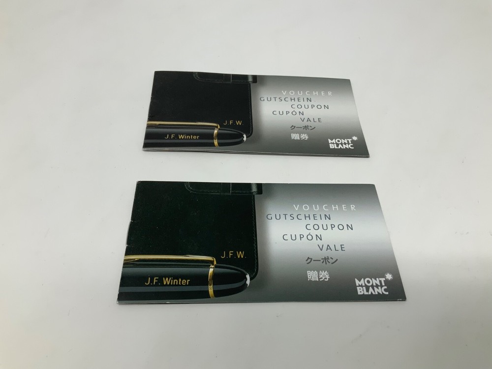 New Montblanc Personalization Voucher for Engraved Pens & Leather Goods-image