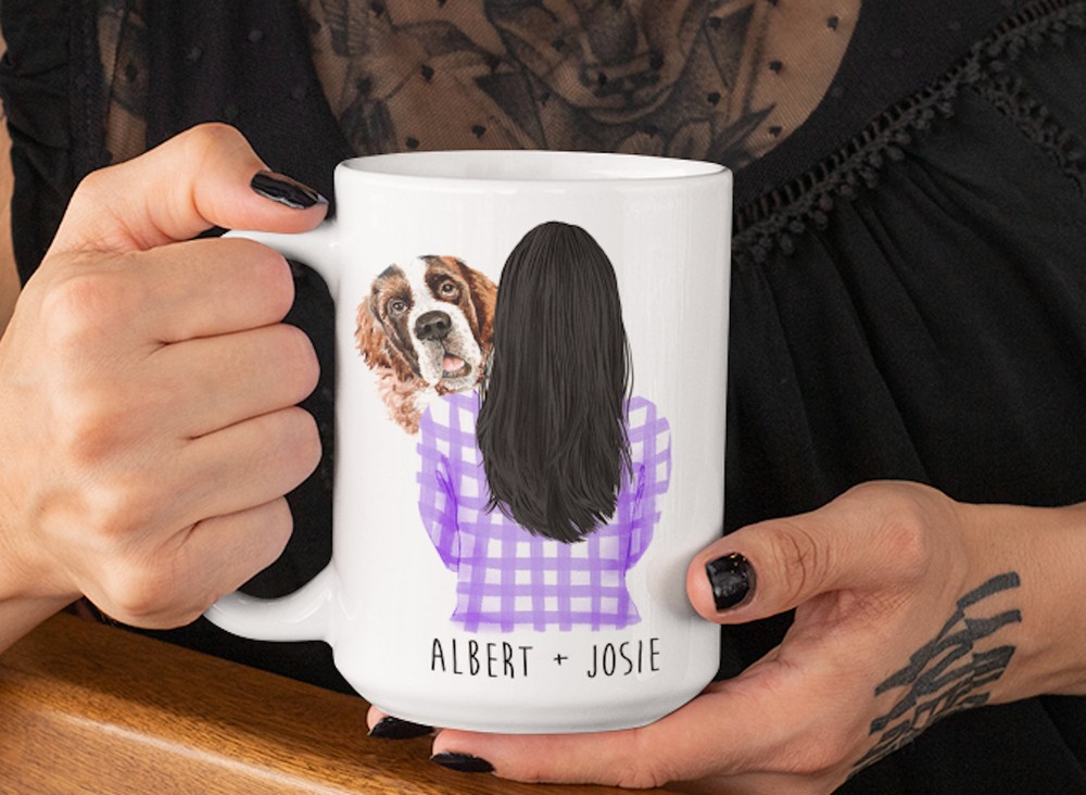 St Bernard Mug St Bernard Gifts St Bernard Mom Personalized St Bernard Mug