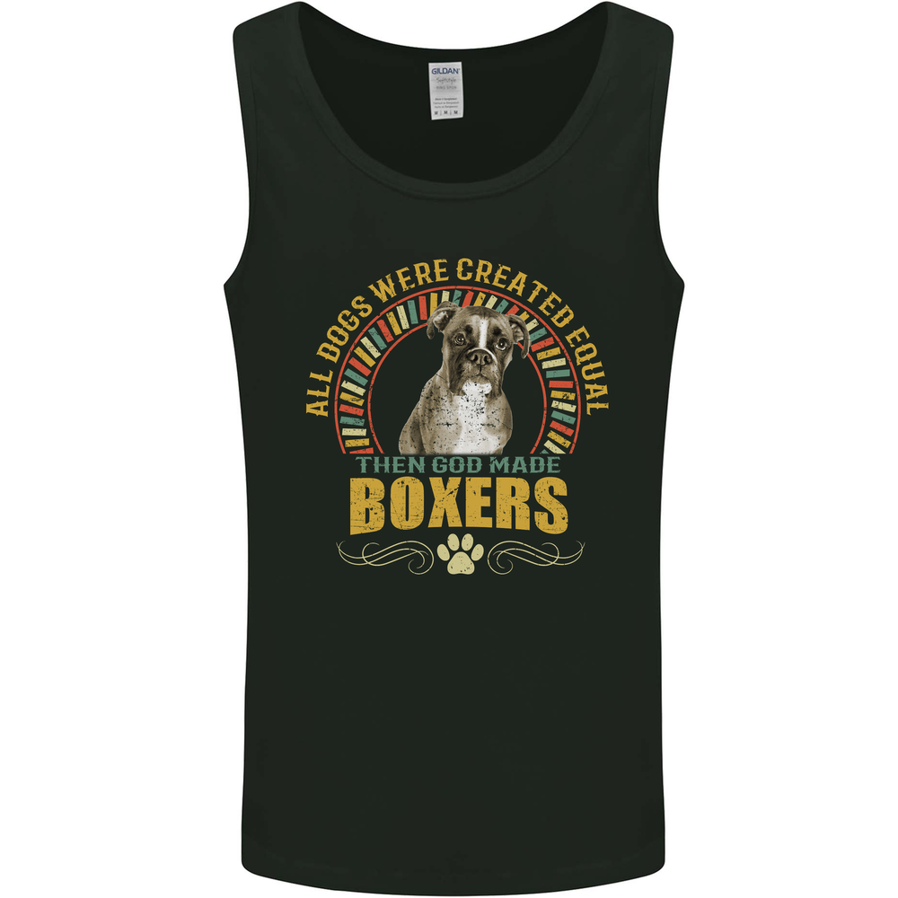 A Boxer Dog Mens Vest Tank Top