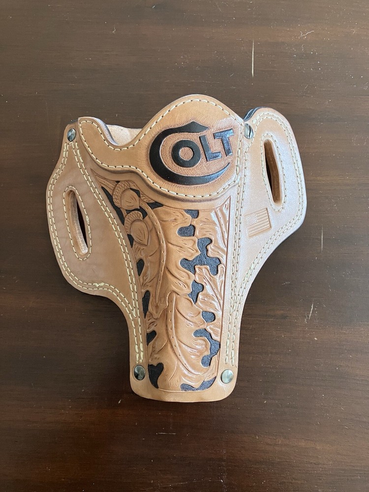 Colt Single Action Army Custom Leather Holster for 4 3/4” Barrel - Made in USA