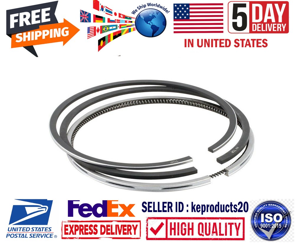 Mack Renault E7 353GC2140 353GC2142 Piston Ring Set 123.85mm 4.875 STD