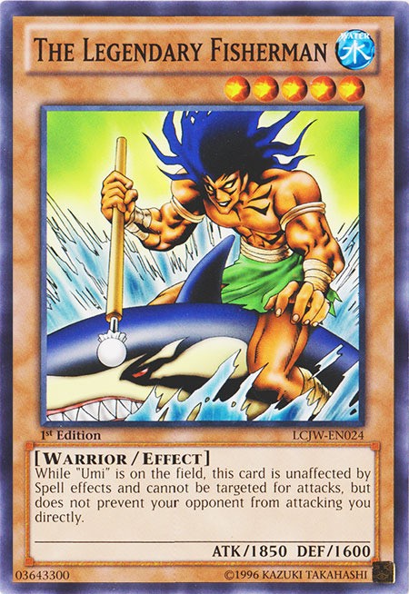 The Legendary Fisherman LCJW-EN024 1st Edition Near Mint Common Yugioh Card