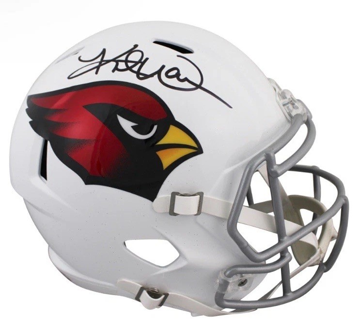 Kurt Warner Signed Cardinals Full-Size Speed Helmet (Beckett Witnessed)