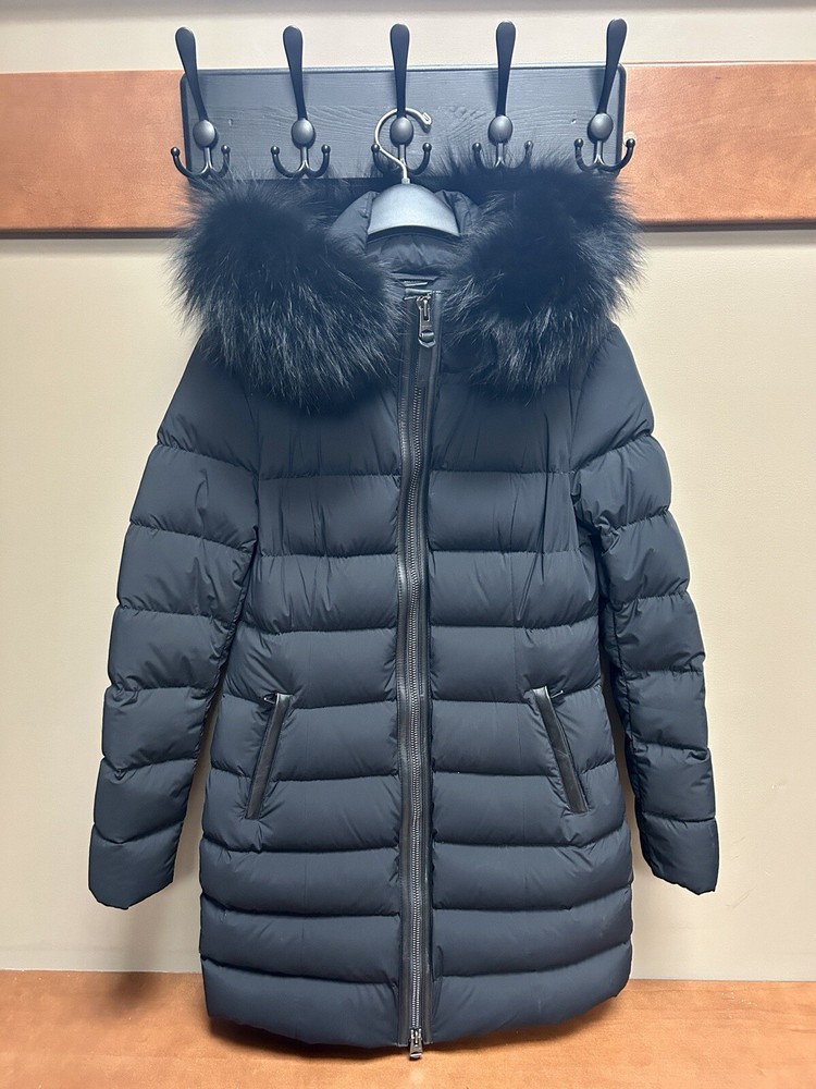Mackage Black Calla-X Down Jacket (Size Medium)