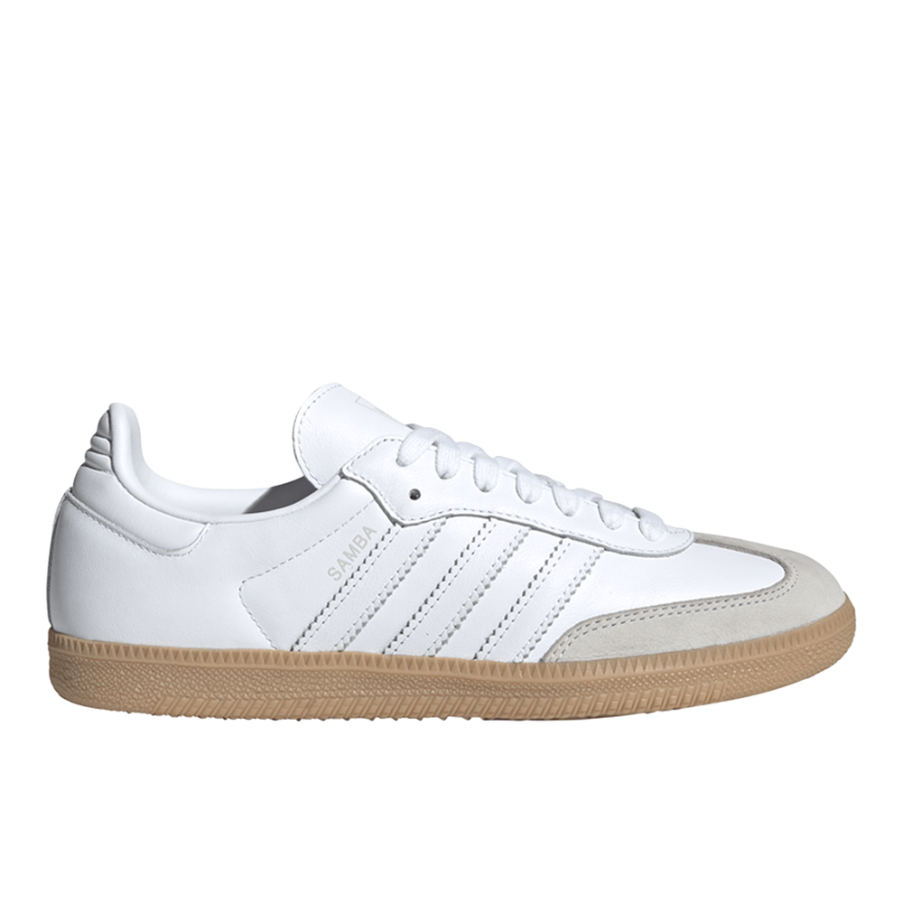 adidas Samba Og Lace Up  Womens White Sneakers Casual Shoes JS2763