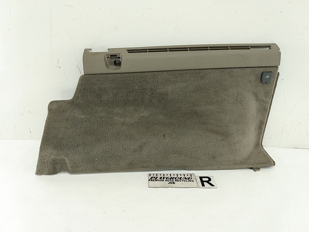 Volvo V70 XC70 Passenger Right Rear Interior Wheel Well Trim Cover Tan 01-07