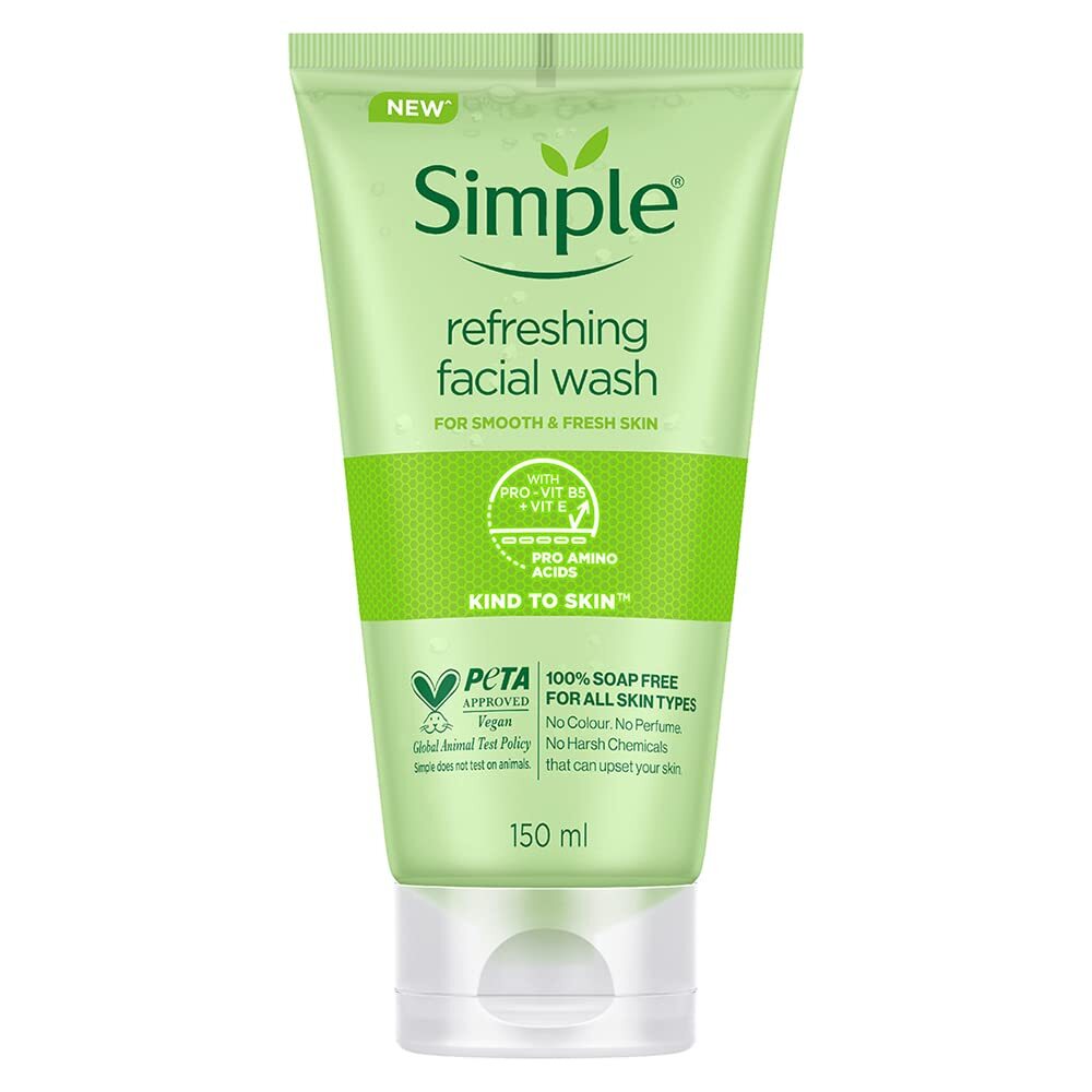 Simple Kind to Skin Refreshing Facial Wash GEL 150ml
