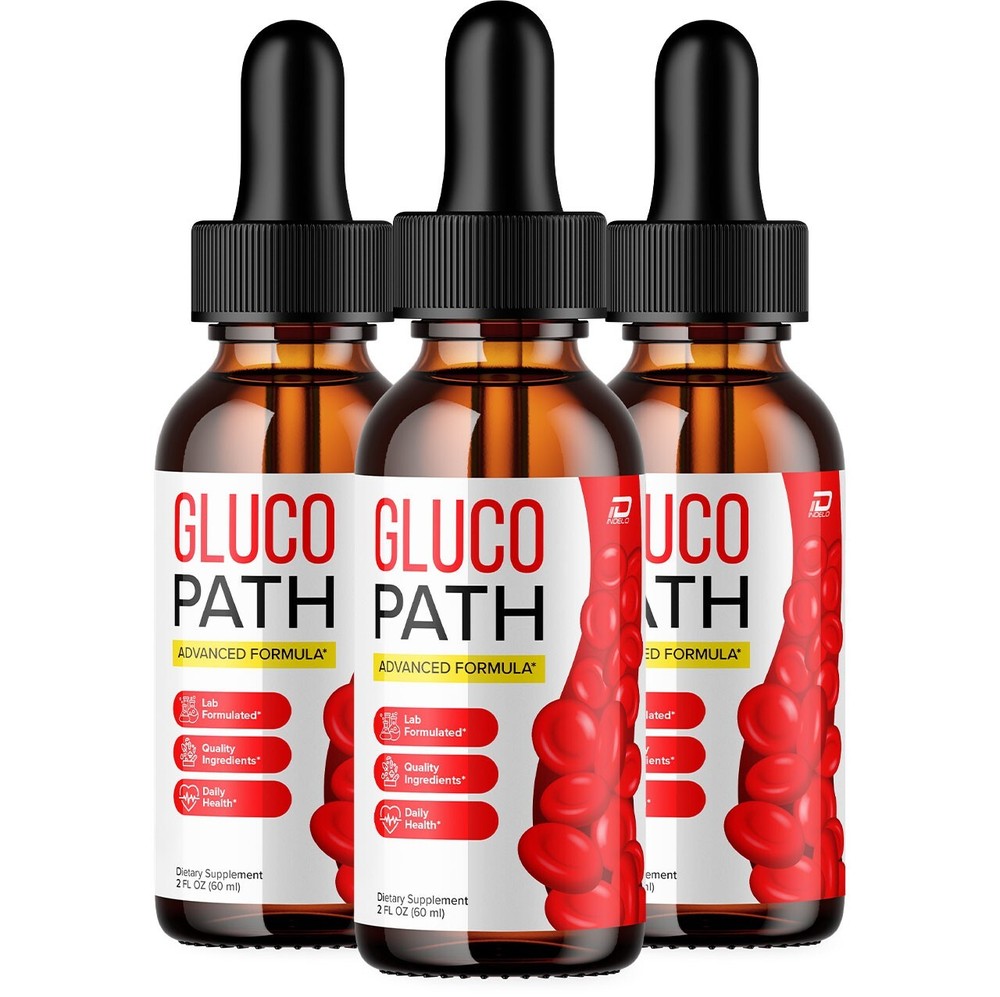(3 Pack) Gluco Path Drops Healthy Formula - GlucoPath Drops All Natural Healthy