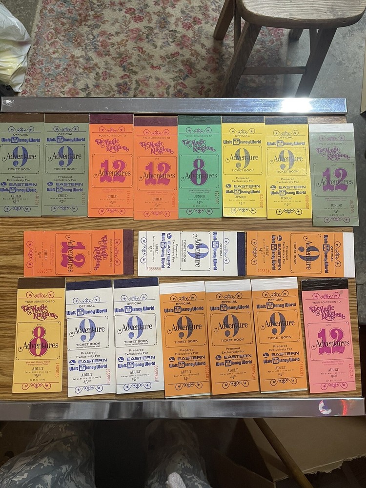 Vintage 1973 Walt Disney World Coupon Books with Luggage Tags & Extras-image