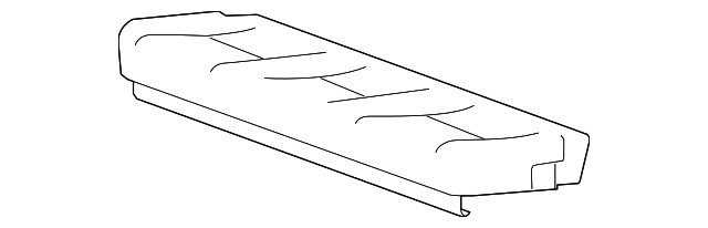 Genuine GM Light Titanium Rear Seat Cushion Cover 25893764