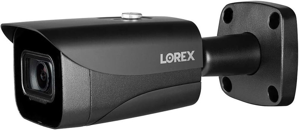 Lorex E841CAB 4K Ultra HD IP Bullet Camera Kit with 130ft Night Vision and Cable