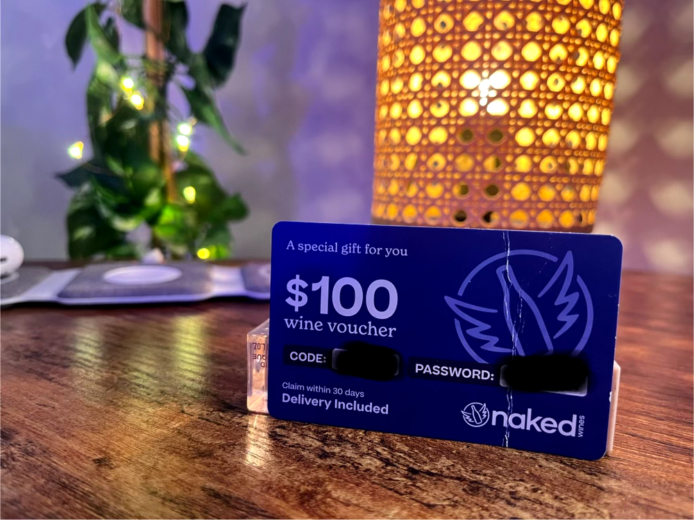 $100 NakedWines.com Gift Card with Free Wine Delivery-image