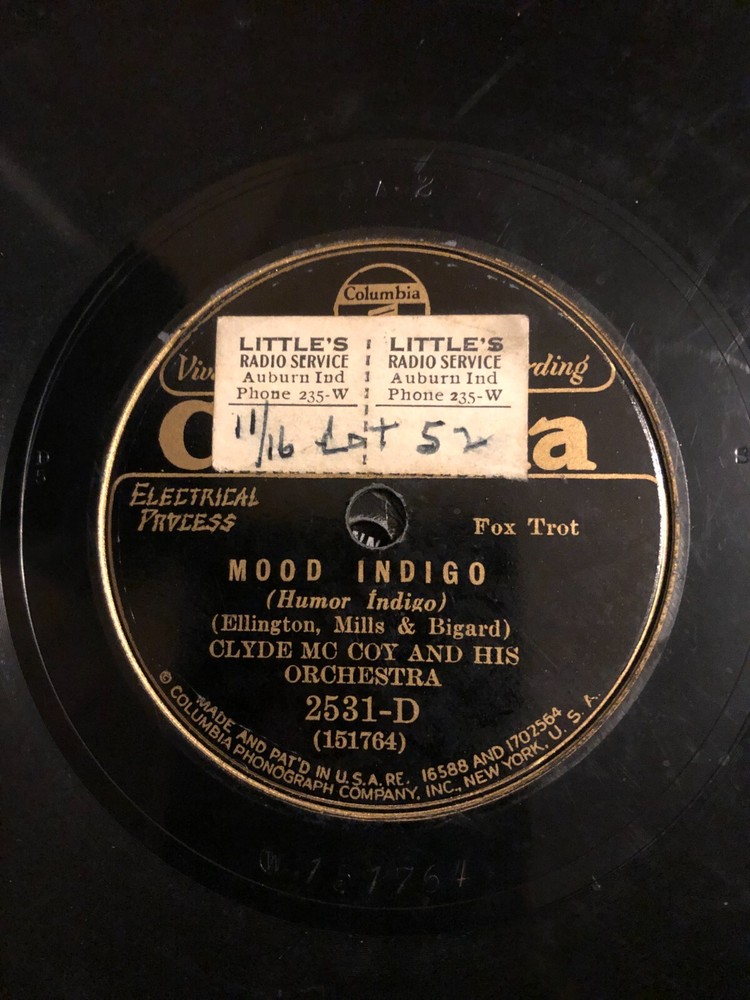 Clyde Mc Coy on COL 2531D