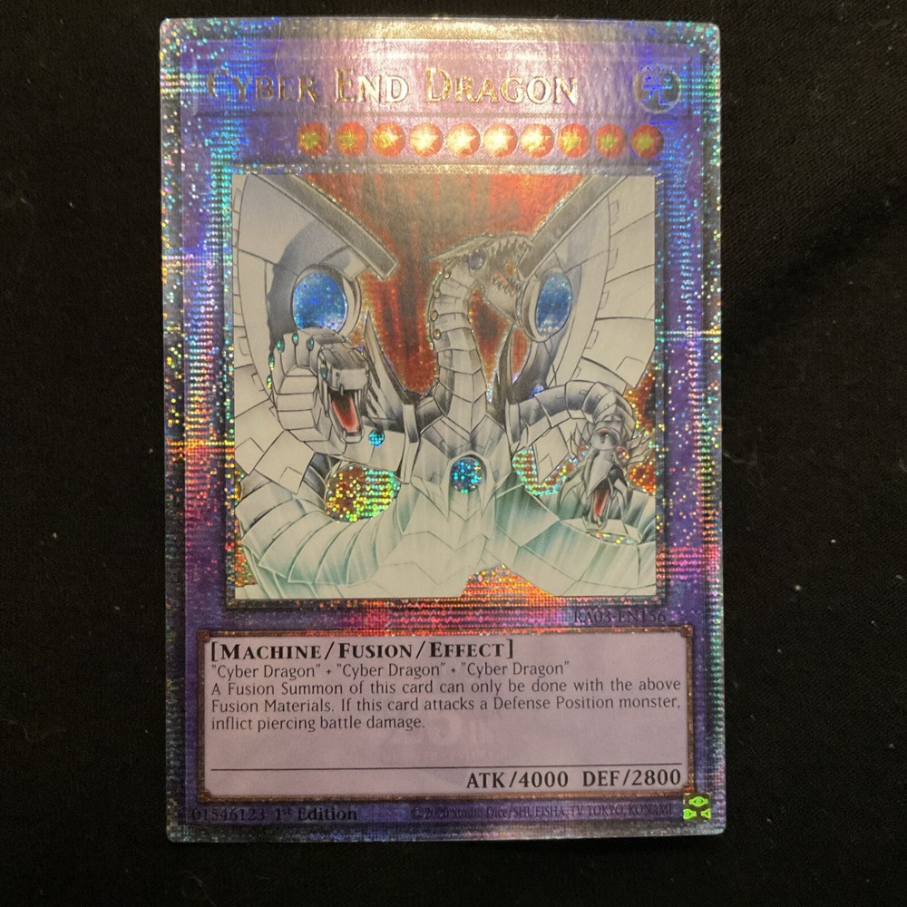 Cyber End Dragon Quarter Century Secret Rare with Tape Mark Error-image