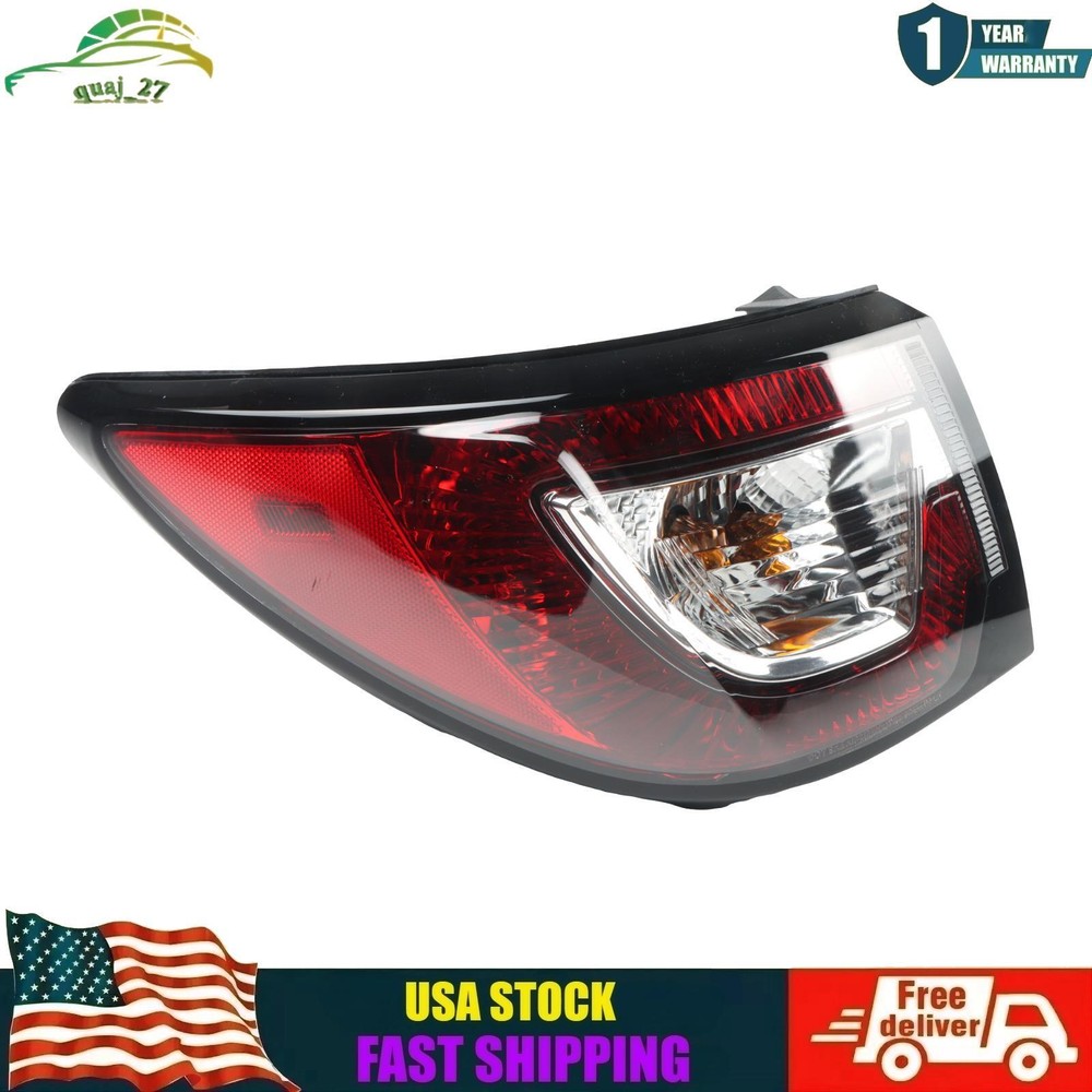 2013-2017 Chevrolet Traverse Left Driver Side Halogen Tail Light Lamp